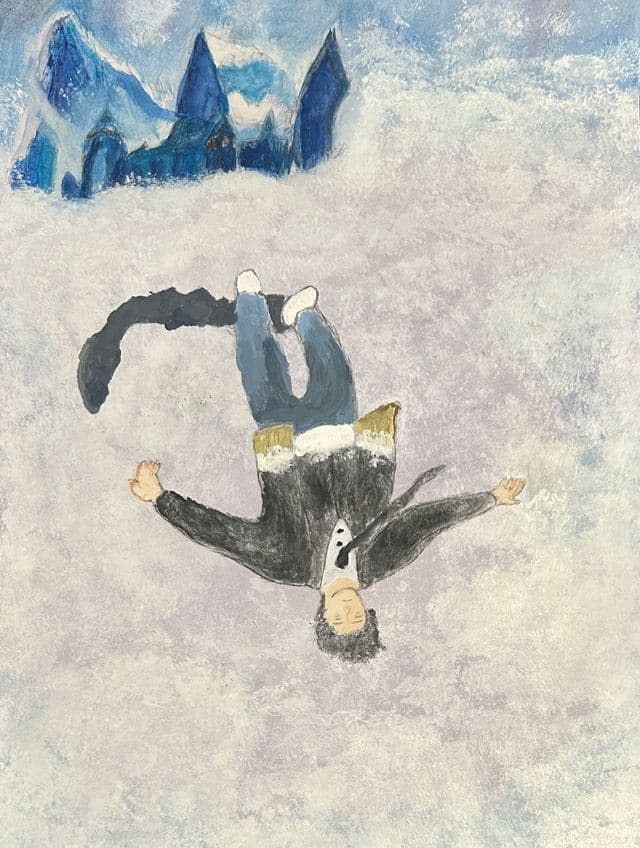 Klein Moretti, paint, from a reference. character from lord of the mysteries